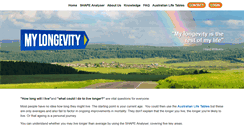Desktop Screenshot of mylongevity.com.au